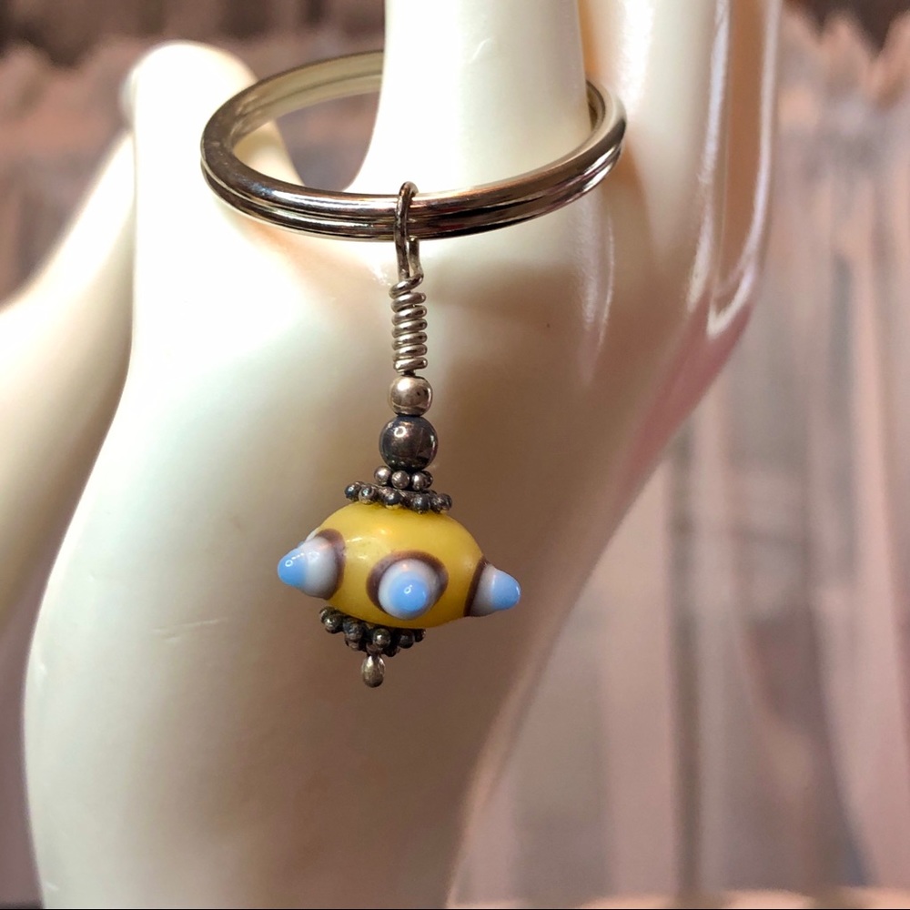 Handmade Lampwork Keychain